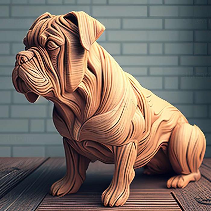 3D модель Дизельная собака знаменитое животное (STL)